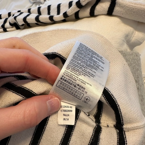 Banana Republic Striped Sweater with 'Ciao!' - Picture 10 of 10